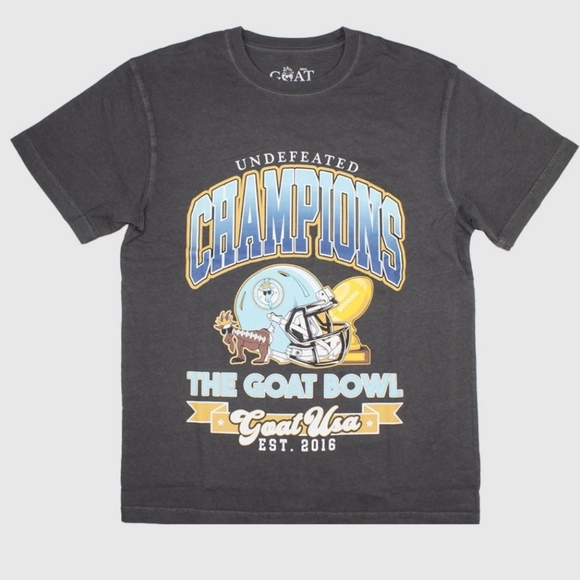Goat Usa Other - NWT Goat USA Graphic Undefeated Football T-Shirt Size Medium